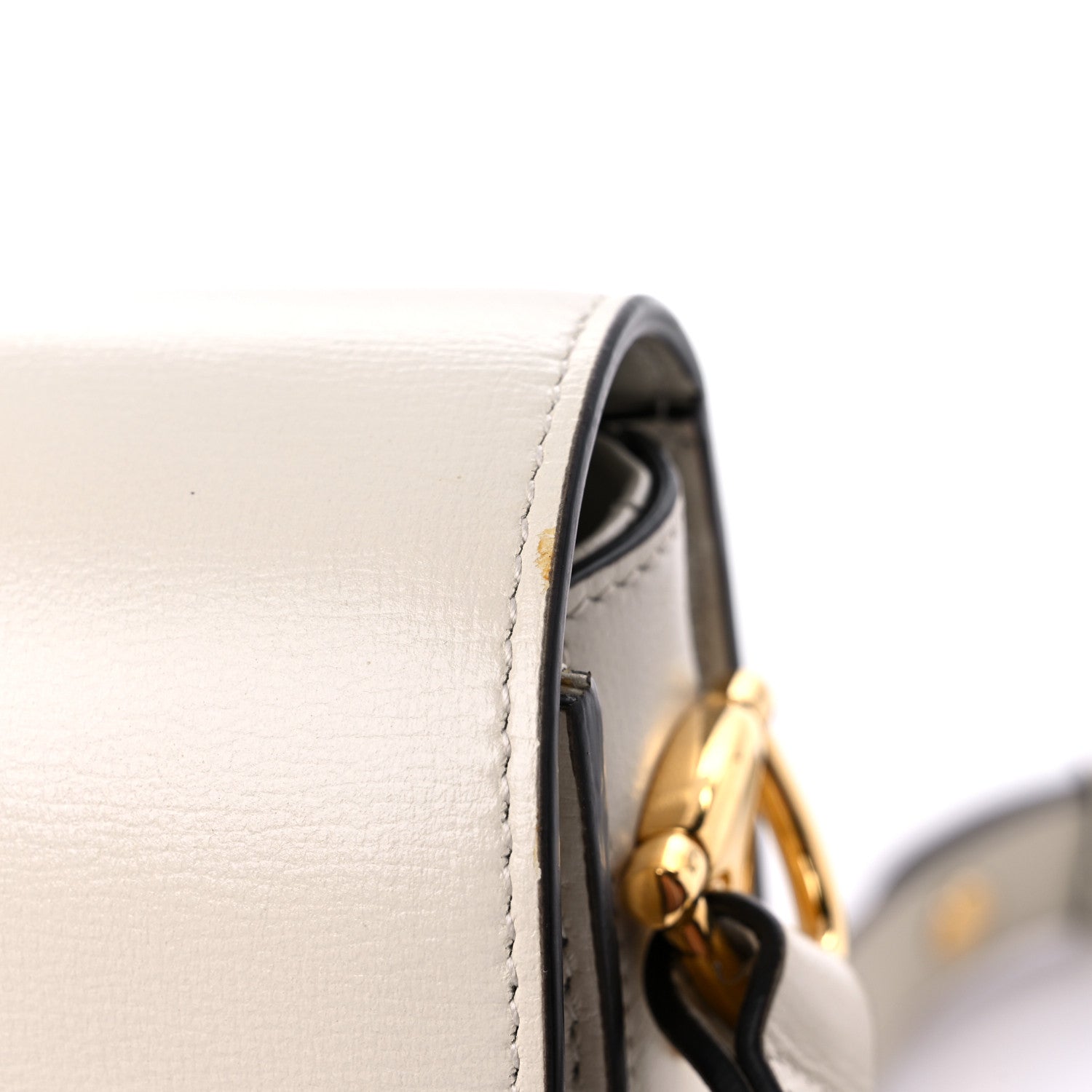 Gucci Azalea Calfskin Horsebit 1955 Shoulder Bag Mystic White 16 of 20