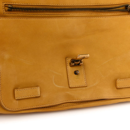Proenza Schouler Lambskin Medium PS1 Satchel Mustard 11 of 22