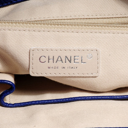 Chanel Caviar Quilted CC Pocket Hobo Dark Blue 6 of 7