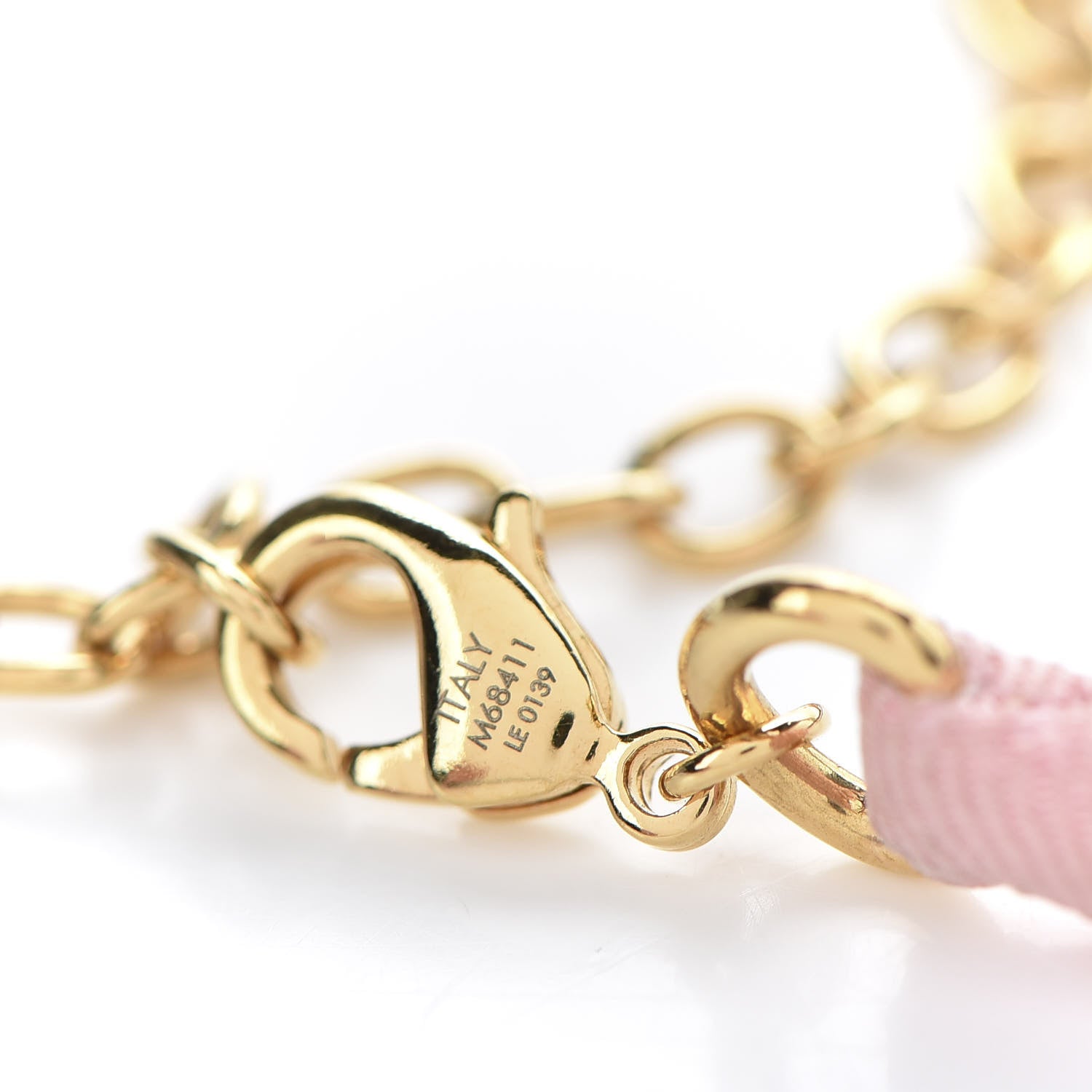 Louis Vuitton Silk Be Mindful V Bracelet Magenta 4 of 4