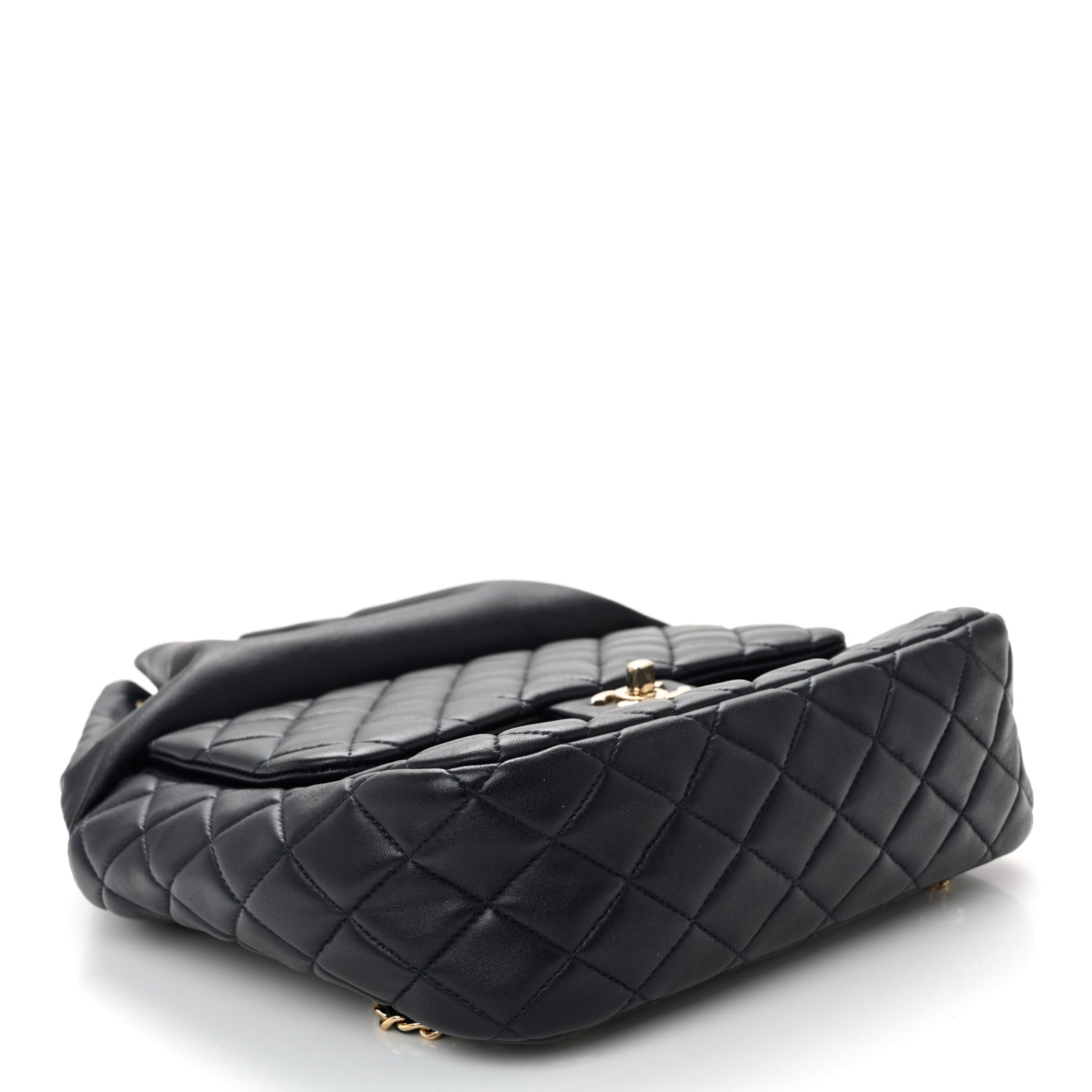 Chanel Lambskin Quilted Large In Seoul Backpack Navy 6 of 19