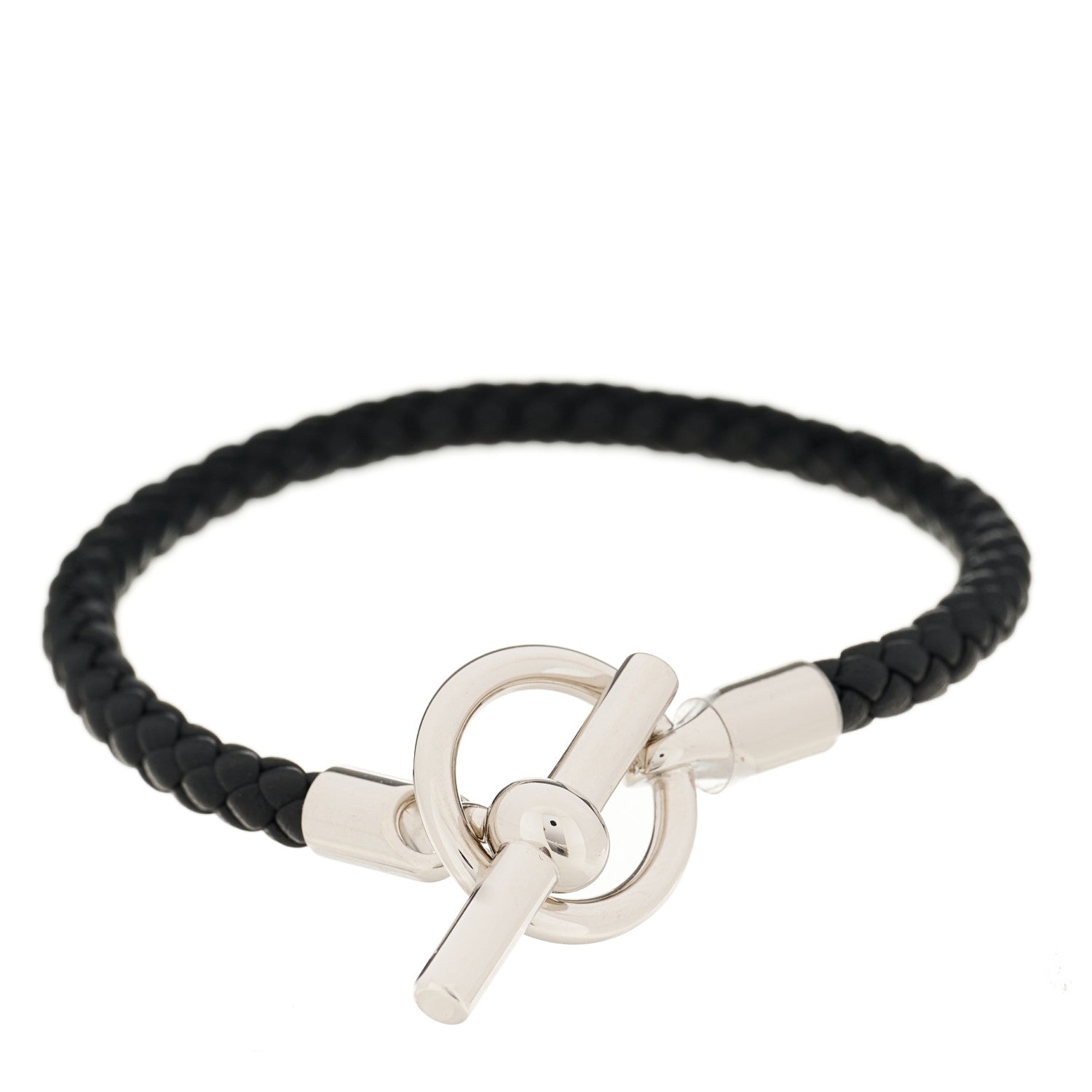 Hermes Swift Glenan H Bracelet T4 Black 1 of 5