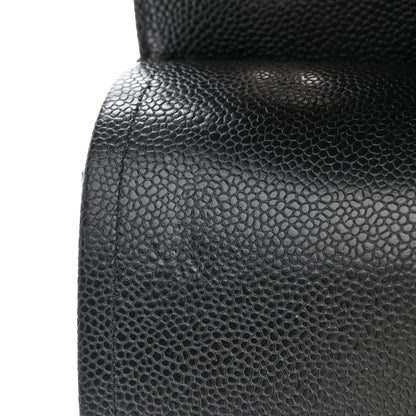 Chanel Caviar Quilted Jumbo Double Flap Black 12 of 15