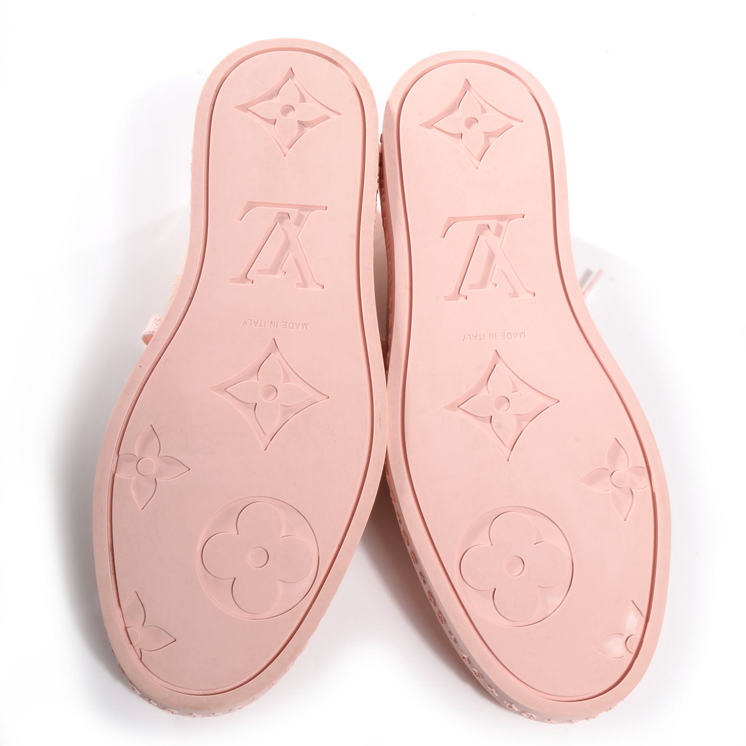Louis Vuitton Patent Monogram Sneakers 39 Pink 5 of 8