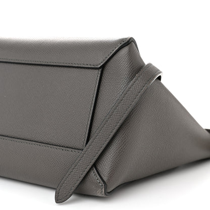 Celine Grained Calfskin Micro Belt Bag Grey 5 of 13