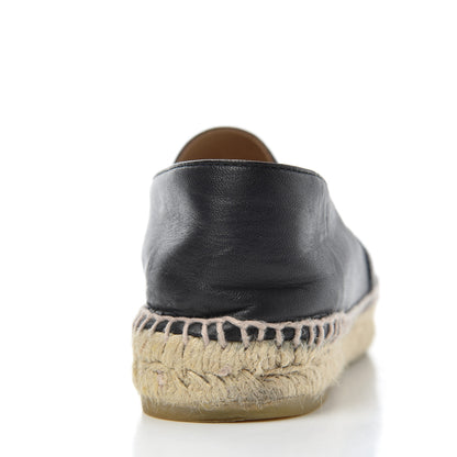 Chanel Lambskin CC Espadrilles 39 Black 19 of 27