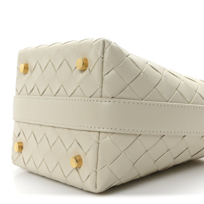 Bottega Veneta Calfskin Nappa Intrecciato Candy Wallace Sea Salt 9 of 9