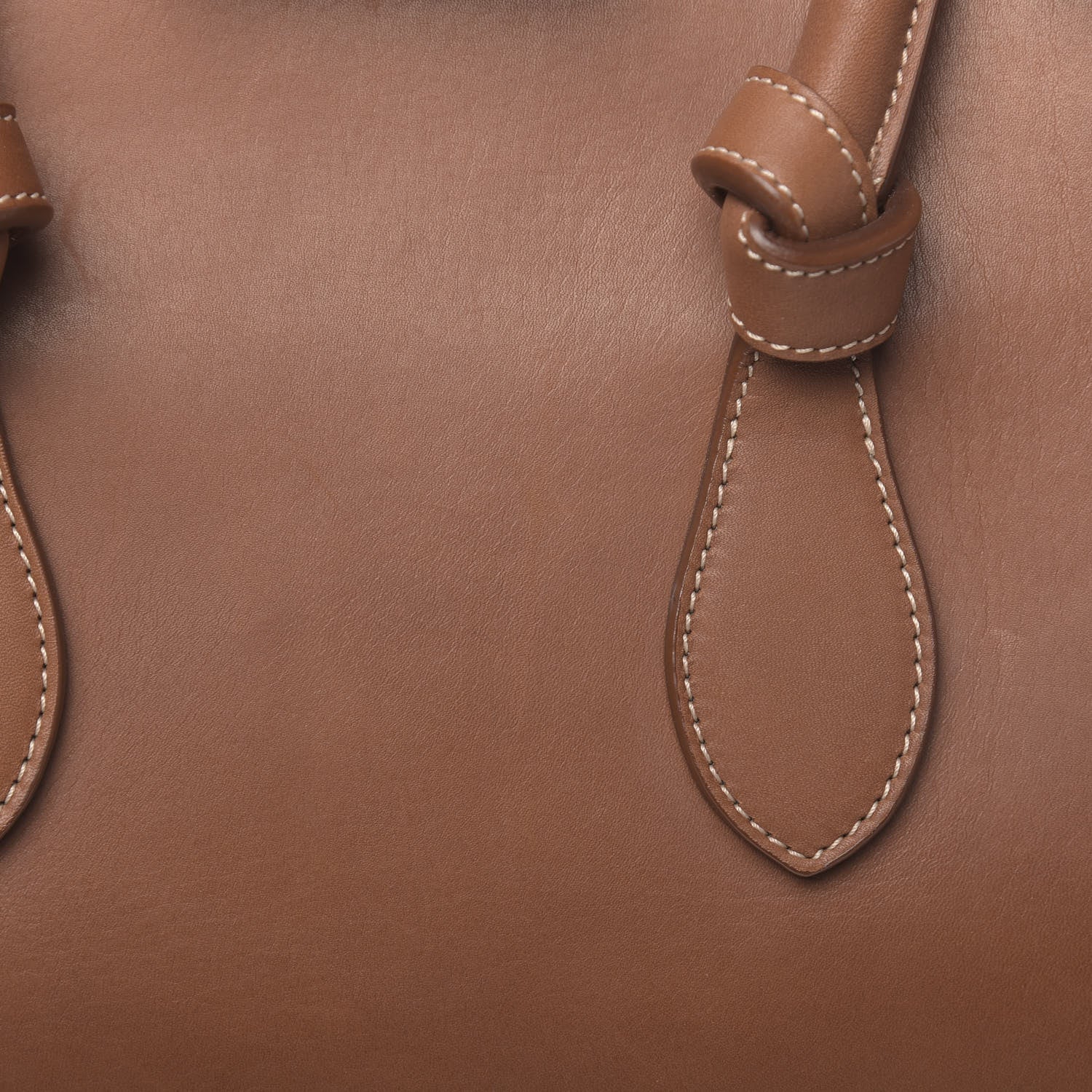 Celine Natural Calfskin Small Tie Knot Tote Tan 10 of 14