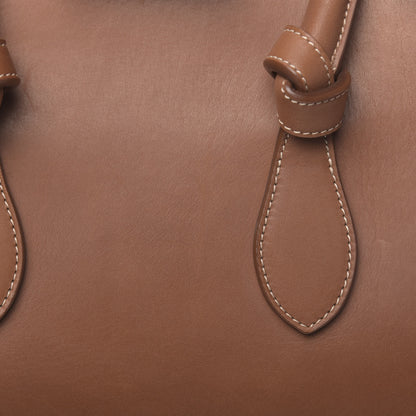 Celine Natural Calfskin Small Tie Knot Tote Tan 10 of 14