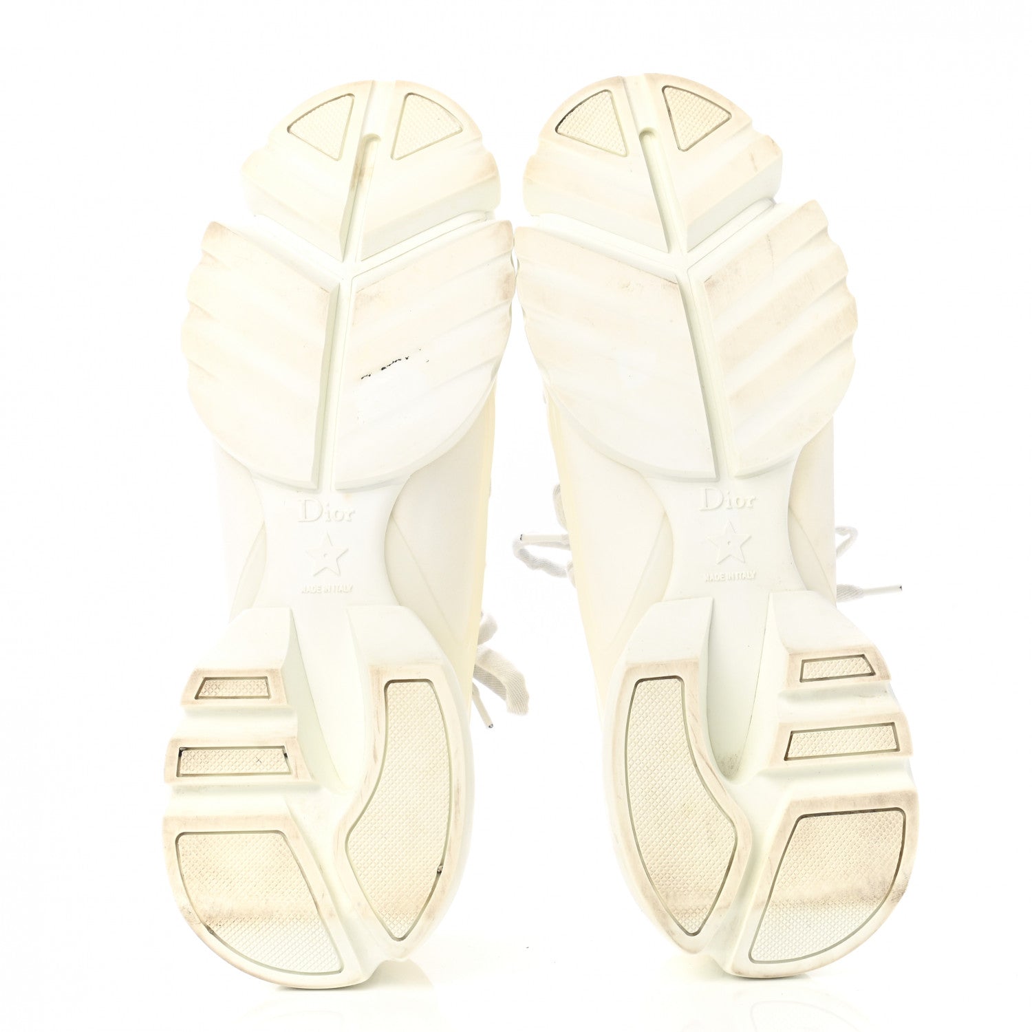 Christian Dior Technical Fabric Rubber Womens D-Connect Sneakers 39 White 5 of 10