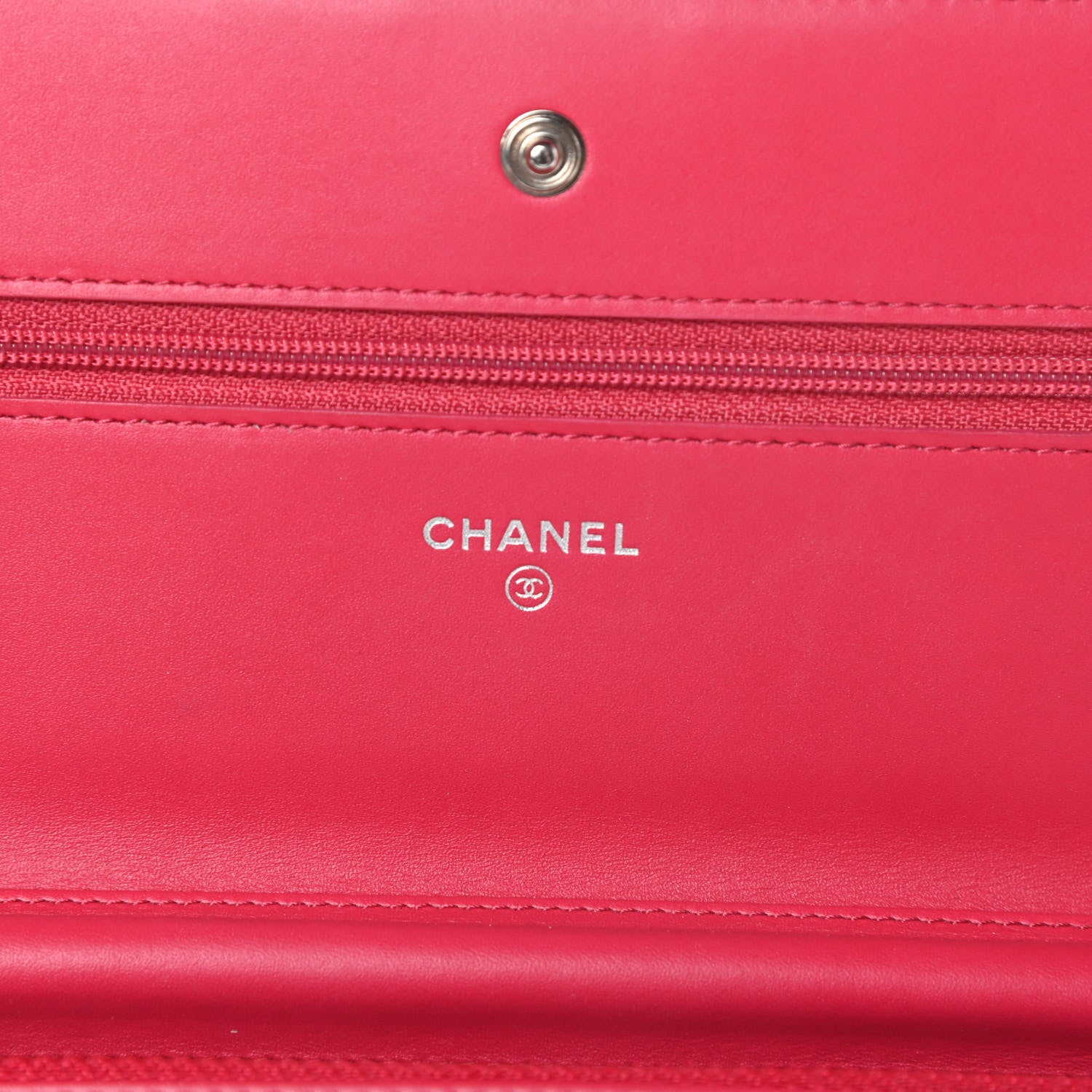 Chanel Patent Calfskin Quilted Boy Wallet On Chain WOC Pink 6 of 12