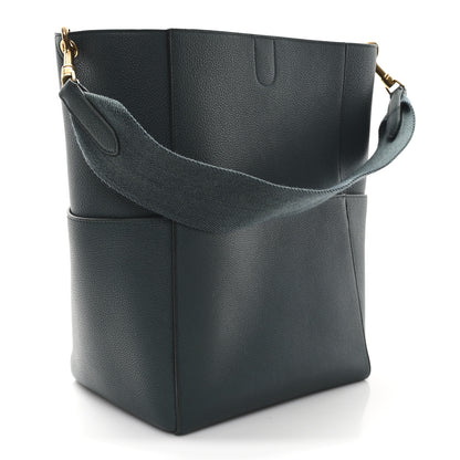 Celine Soft Grained Calfskin Sangle Bucket Bag Amazone 3 of 11
