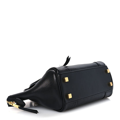 Celine Supple Shiny Lambskin Little New Luggage Black 4 of 10