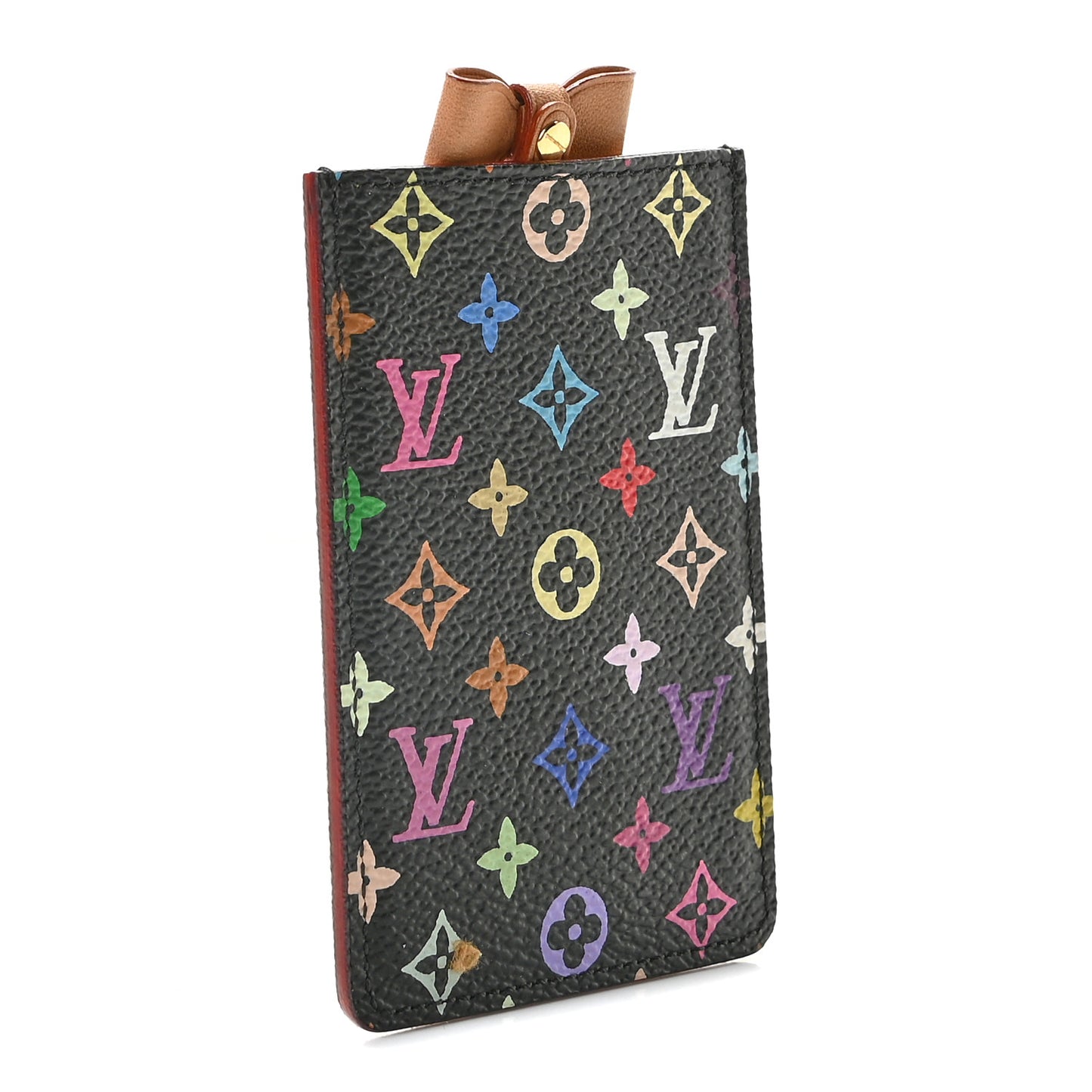 Monogram Multicolor Mirror and Case Pouch Black