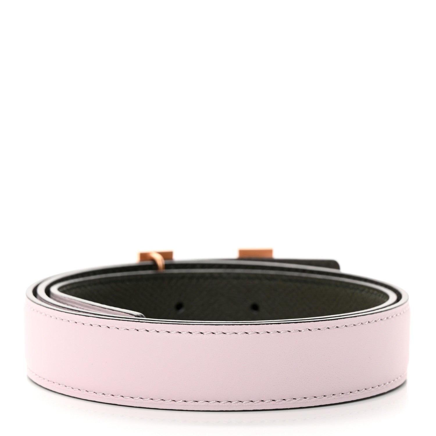 Hermes Swift Epsom 24mm Constance H Belt 70 28 Mauve Pale Vert De Gris 3 of 7
