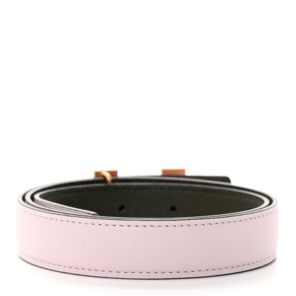 Hermes Swift Epsom 24mm Constance H Belt 70 28 Mauve Pale Vert De Gris 3 of 7