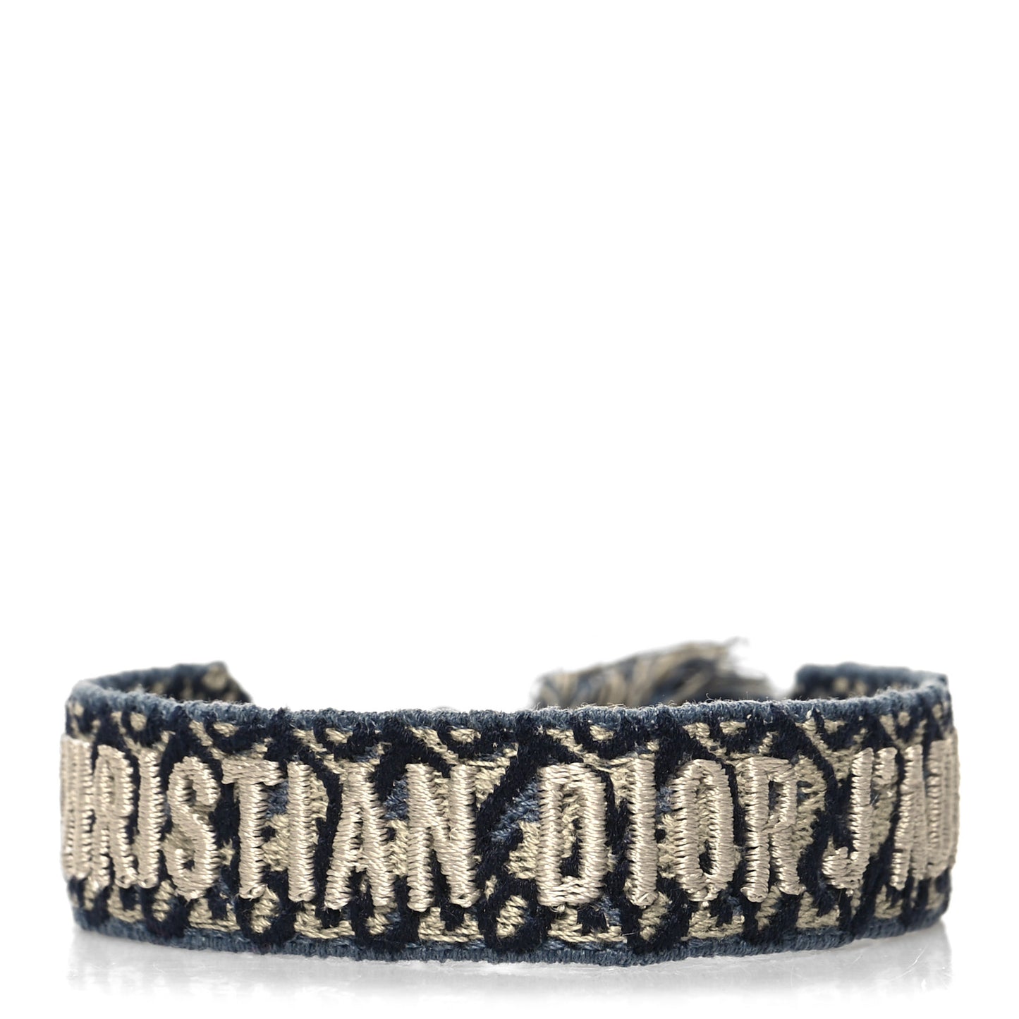Woven Cotton J'Adior Friendship Bracelet Navy