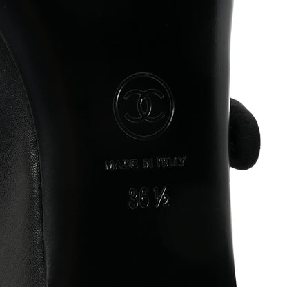 Chanel Lambskin Mary Jane Flats 36.5 Black 7 of 10