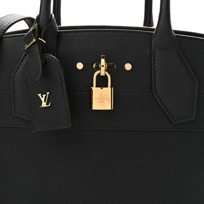 Louis Vuitton Taurillon City Steamer MM Black 7 of 10