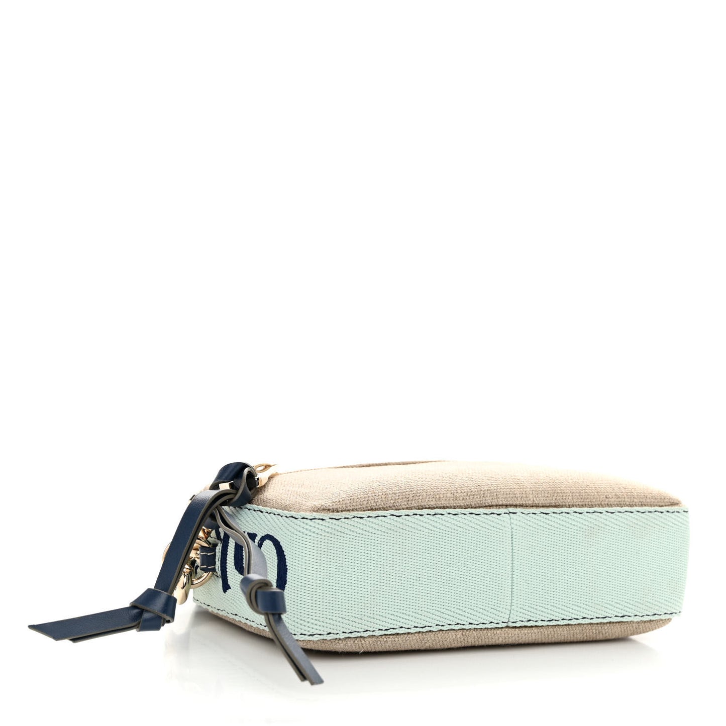 Linen Woody Belt Bag Green Blue