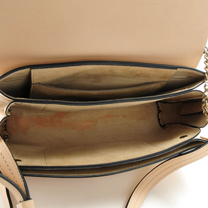 Chloe Suede Calfskin Small Faye Shoulder Bag Pearl Beige 8 of 8