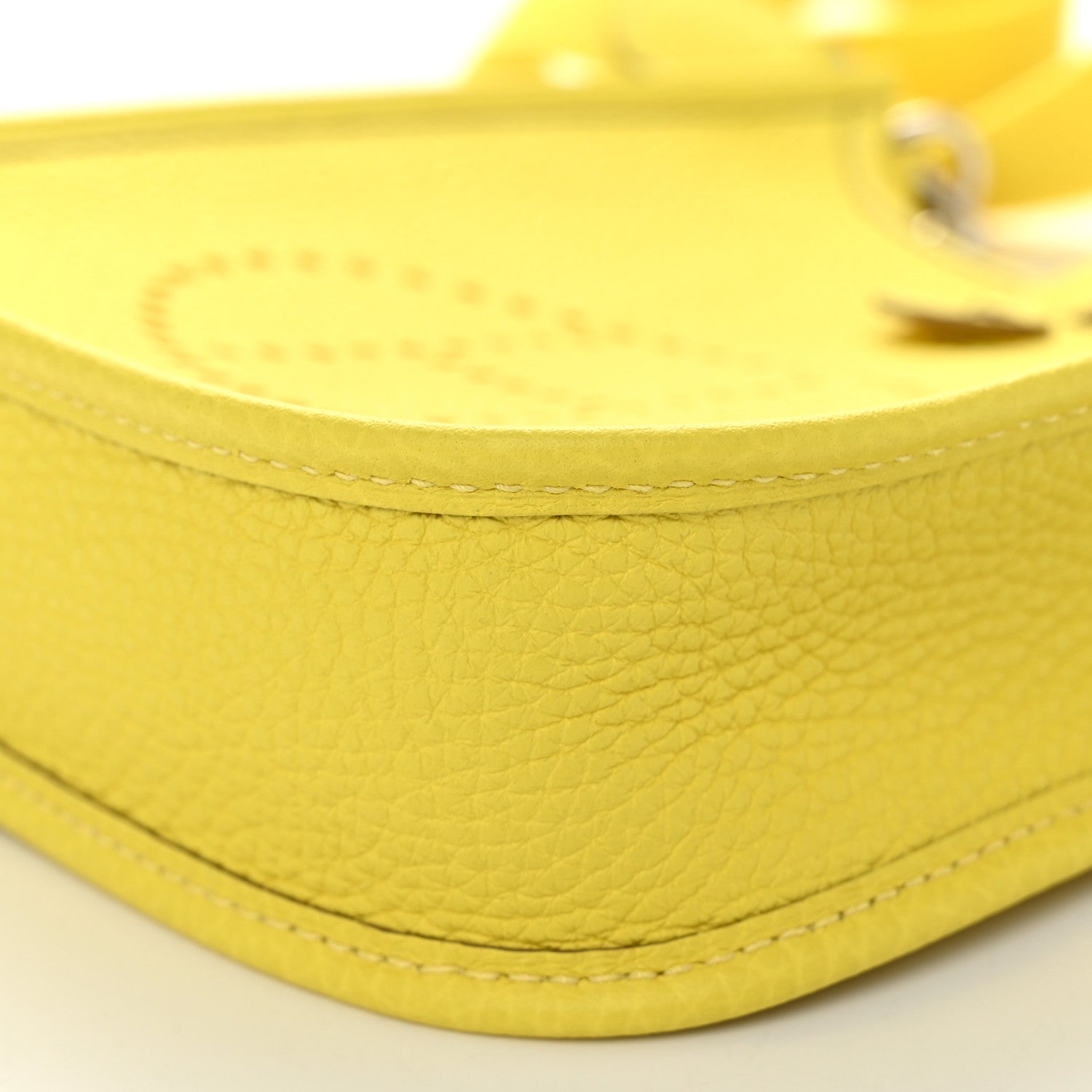 Hermes Taurillon Clemence Evelyne TPM Lime 10 of 11