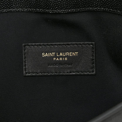 Saint Laurent Grain De Poudre Uptown Pouch Black 6 of 9