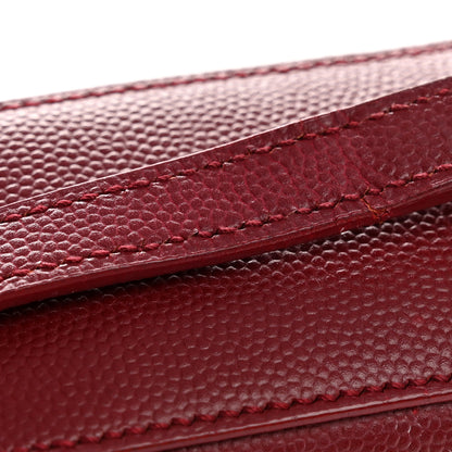 Saint Laurent Grain De Poudre Medium Classic Monogram Camera Bag Oxblood 12 of 13