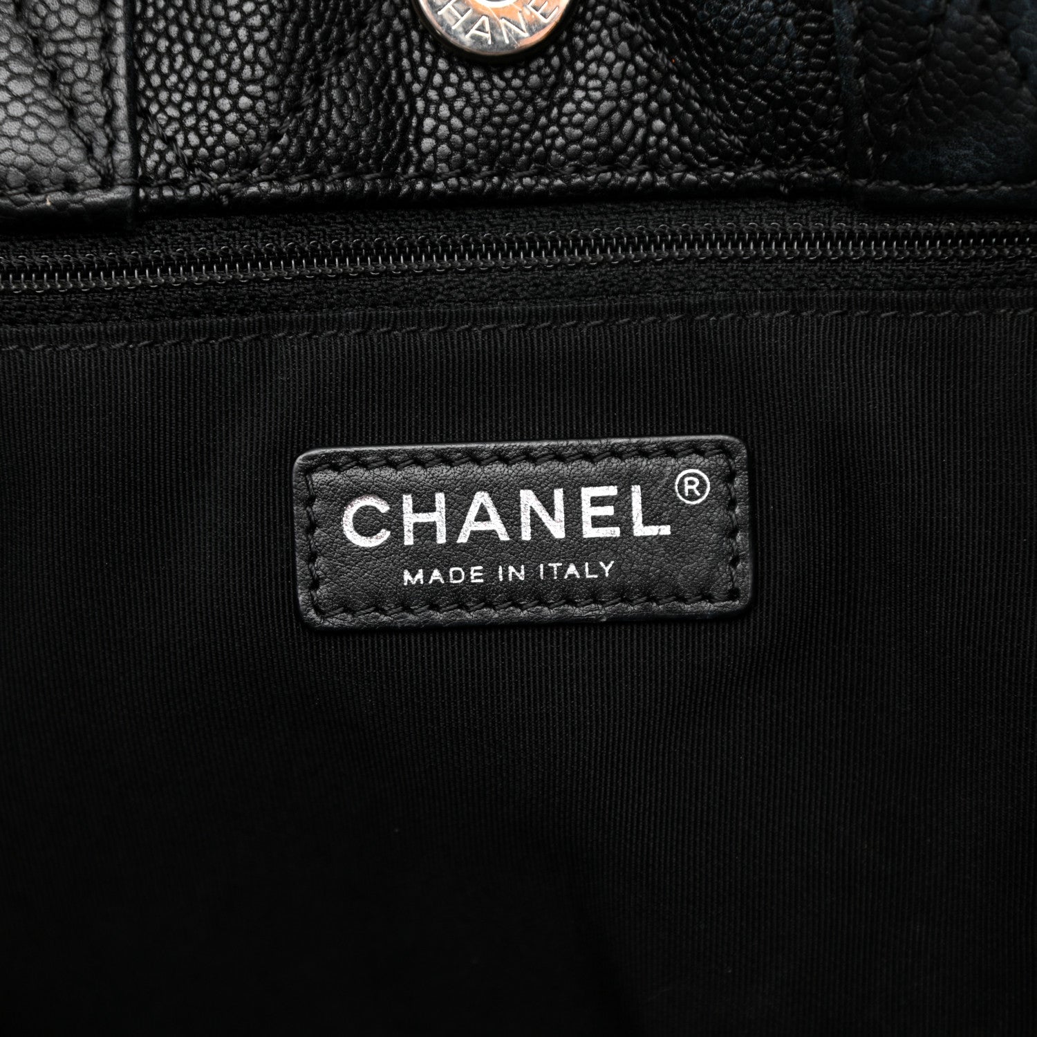 Chanel Caviar Quilted Shopping Tote Black 5 of 8