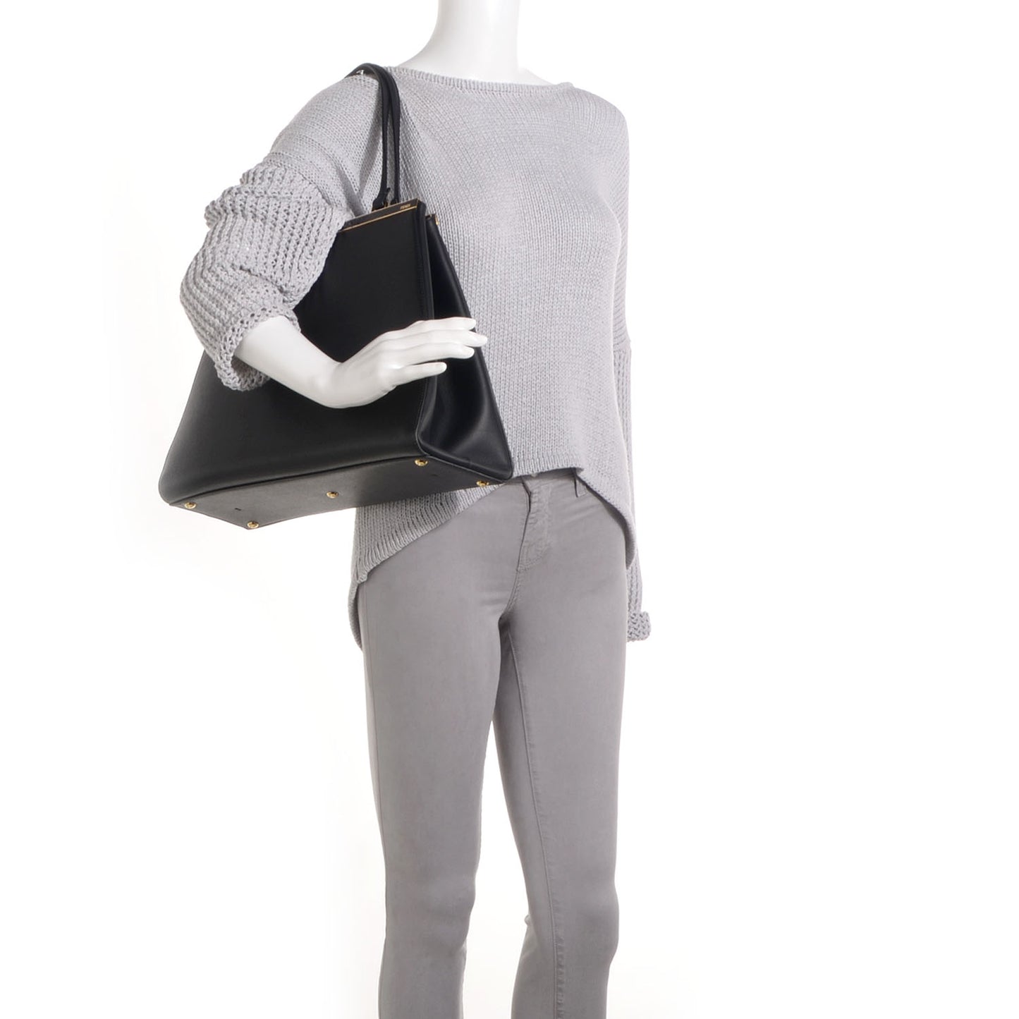 Vitello Elite Large 3Jours Tote Black