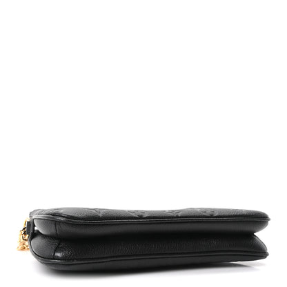 Louis Vuitton Empreinte Monogram Liv Pochette Black 4 of 9