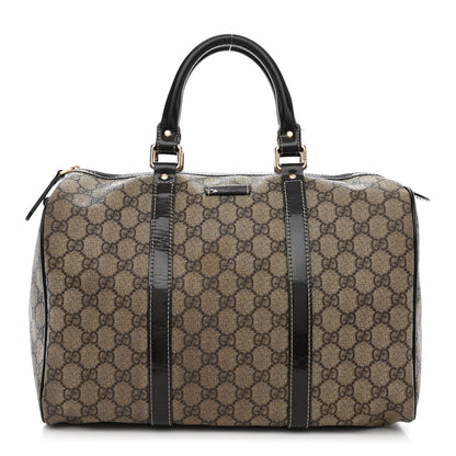 Gucci GG Plus Monogram Medium Joy Boston Dark Brown 1 of 13
