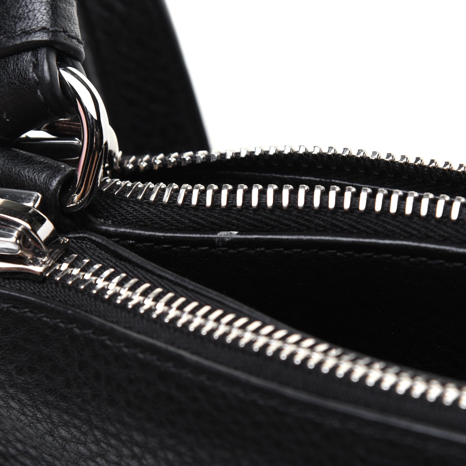 Prada Vitello Phenix Double Zip Crossbody Bag Black 11 of 18