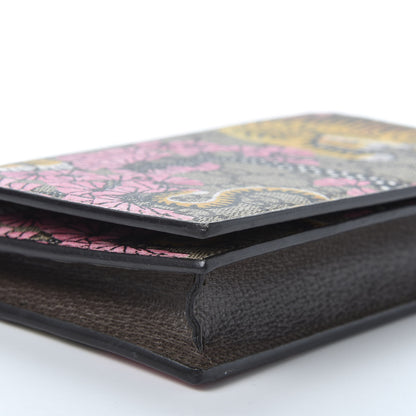 Gucci GG Supreme Monogram Bengal Chain Wallet Beige Pink 5 of 10