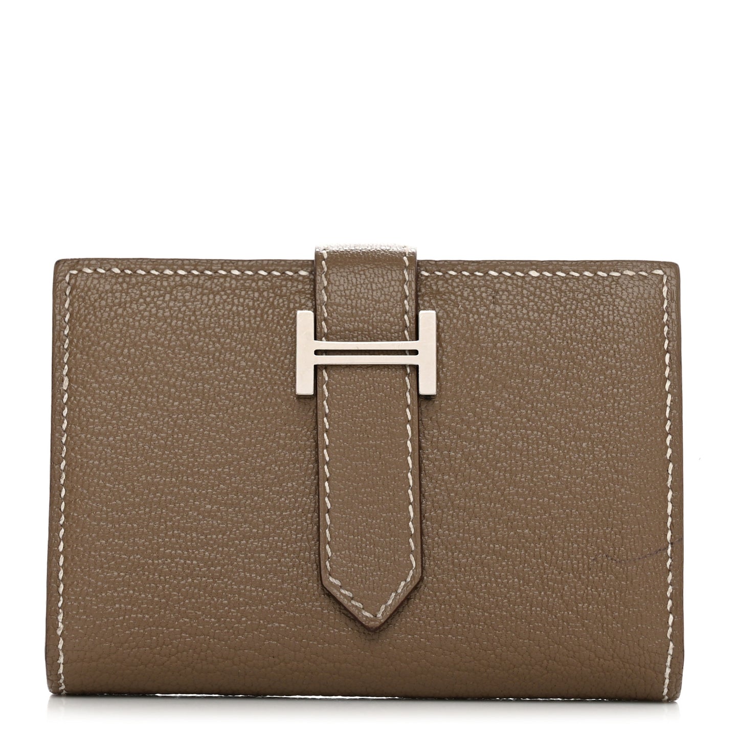 Chevre Mysore Mini Bearn Wallet Etoupe