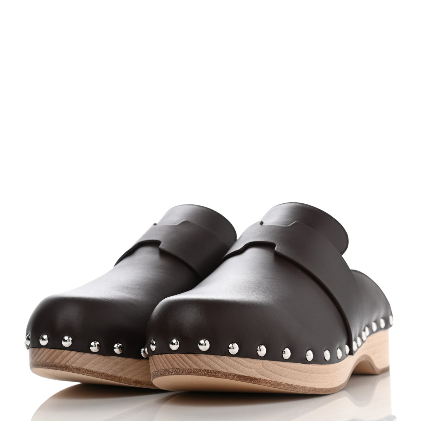Calfskin Calya Mules 39 Cafe