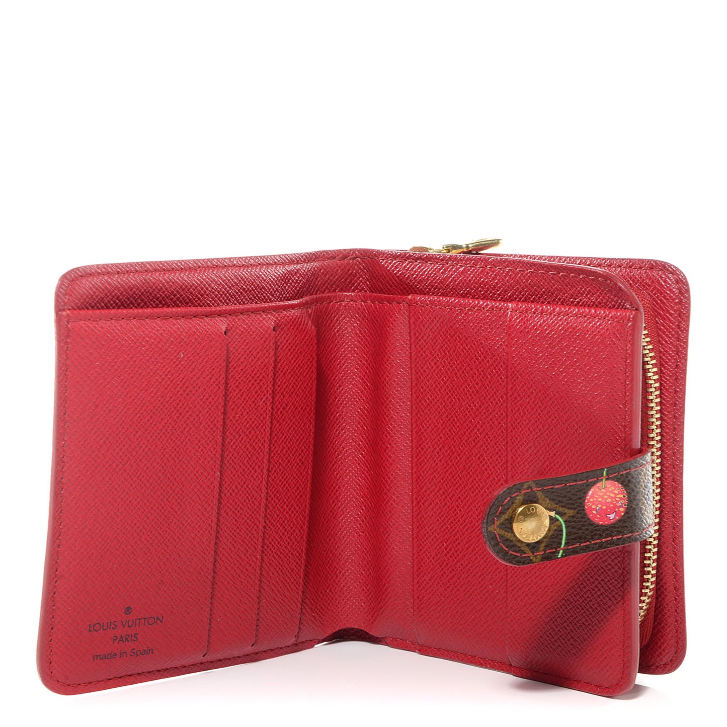 Monogram Cerises Compact Zippe Wallet