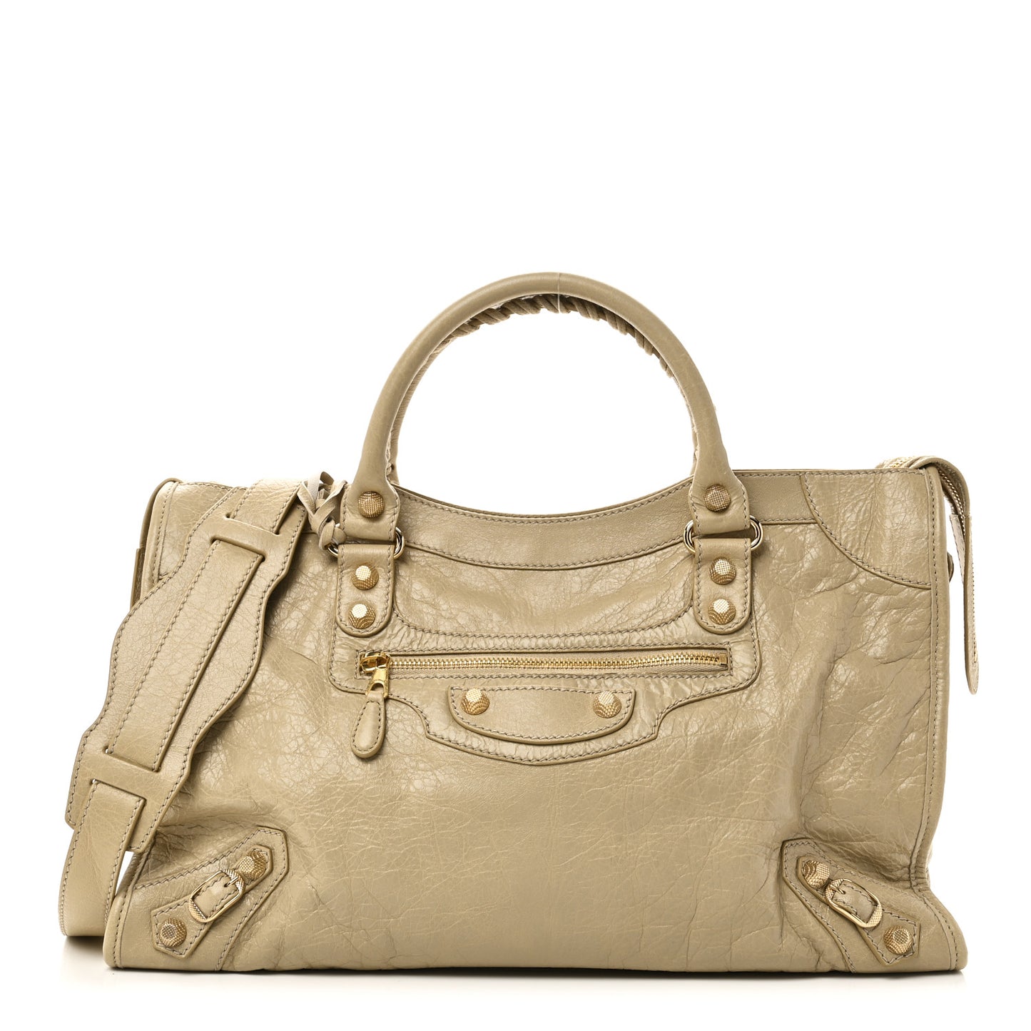 Agneau Giant 12 Gold Hardware City Beige Sable