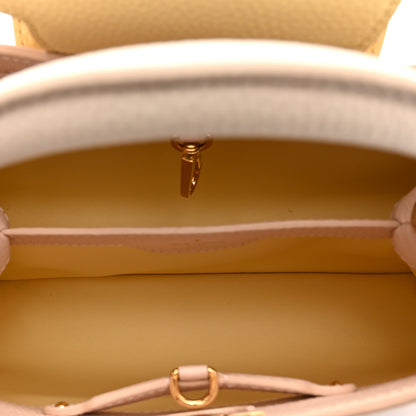 Louis Vuitton Taurillon Enamel Flower Chain Capucines BB Beige Yellow Creme 5 of 9