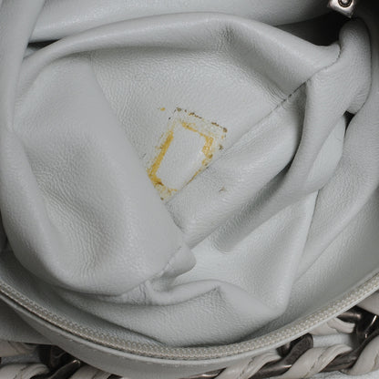 Chanel Leather Large Modern Chain Tote White 6 of 7