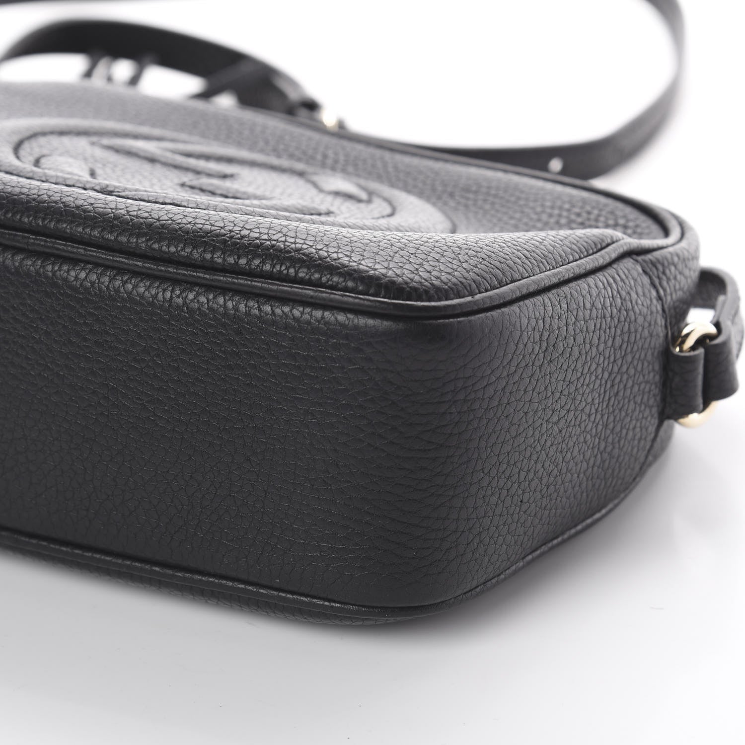 Gucci Pebbled Calfskin Small Soho Disco Bag Black 6 of 8