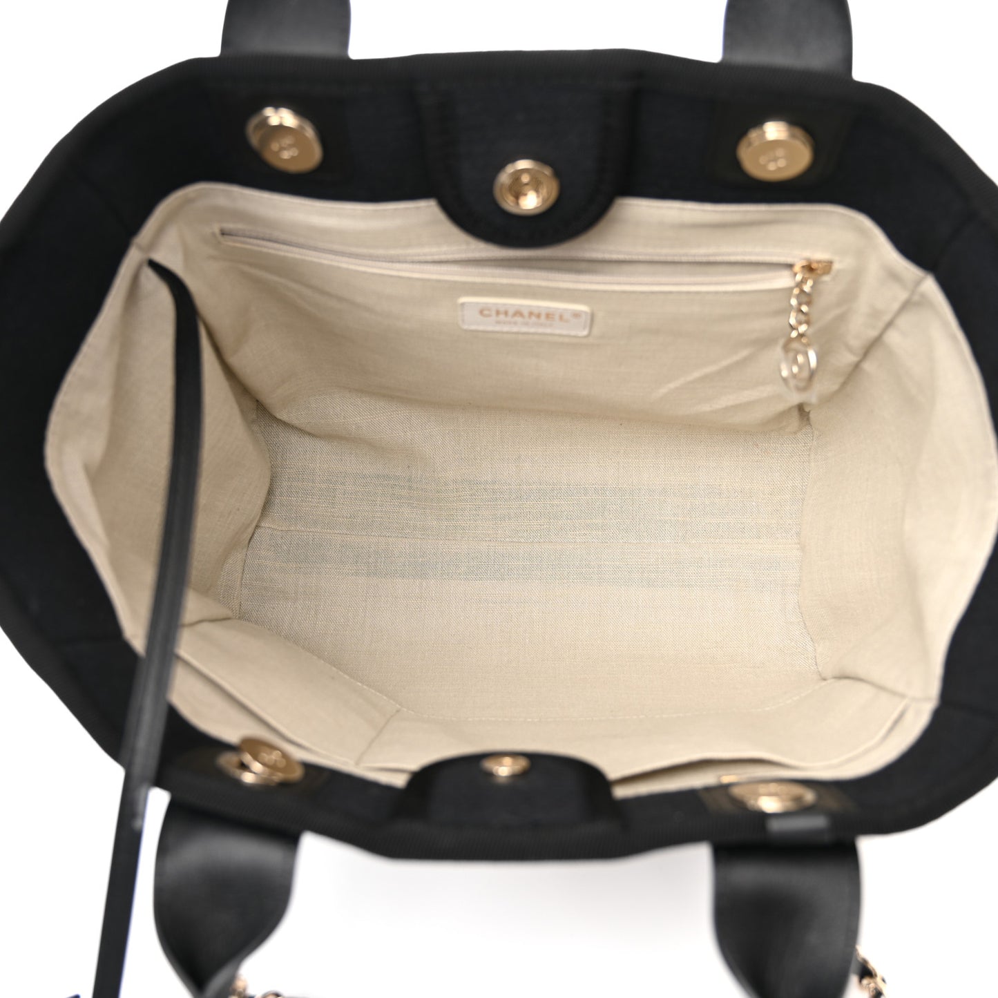 Mixed Fibers Small Deauville Tote Black