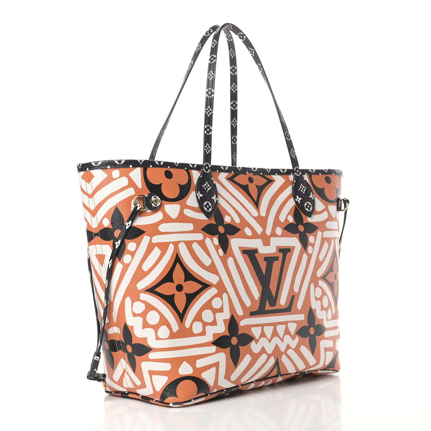 Monogram Giant Crafty Neverfull MM Creme Caramel