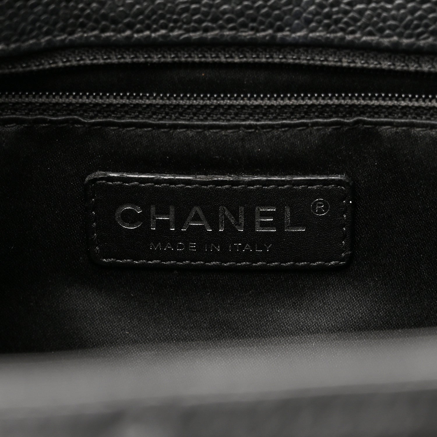 Chanel Caviar Quilted Grand Shopping Tote GST Black 6 of 11