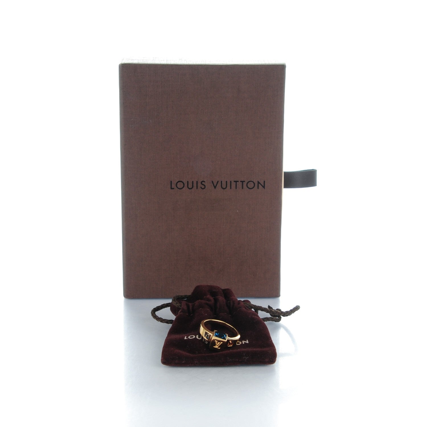 Louis Vuitton Gamble Ring L 6.25 Gold 5 of 5