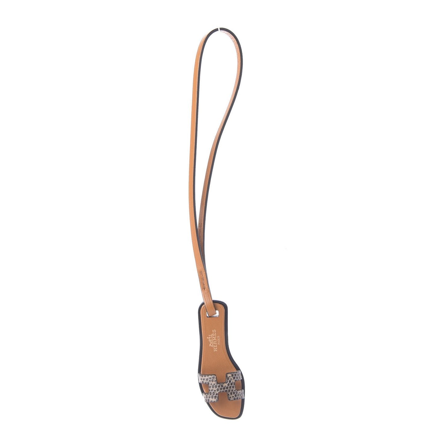 Lizard Butler Calfskin Hunter Oran Nano Bag Charm Ombre