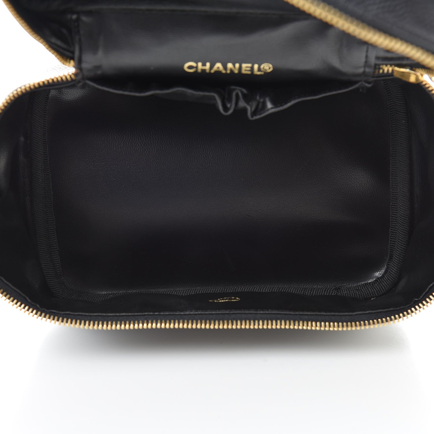 Chanel Caviar Vanity Cosmetic Case Black 5 of 13