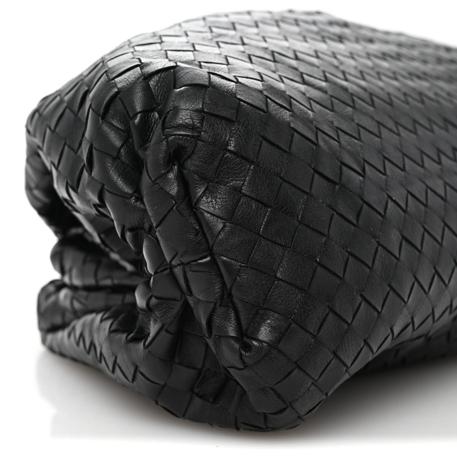 Bottega Veneta Nappa Maxi Intreccio The Pouch Oversized Clutch Black 9 of 12