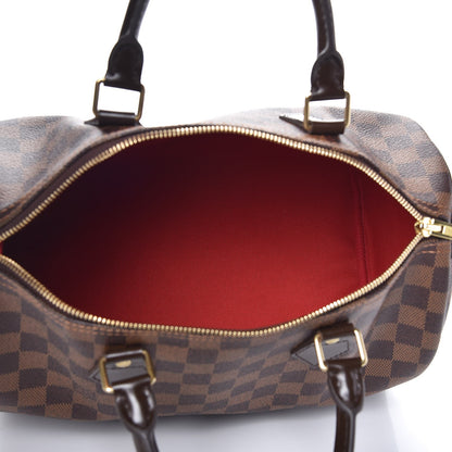 Louis Vuitton Damier Ebene Speedy 30 5 of 9