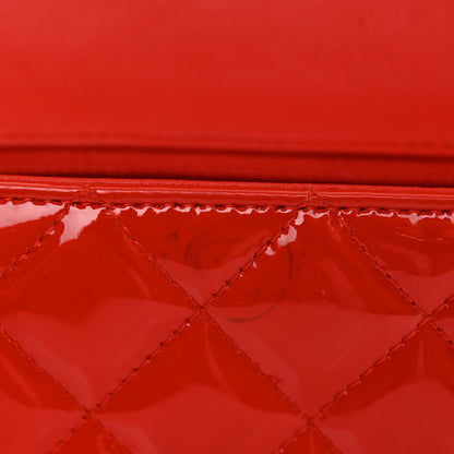 Chanel Patent Calfskin Quilted Mini Rectangular Flap Red 11 of 11